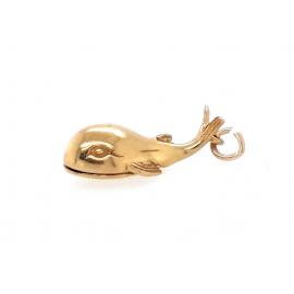 9ct Whale With Jonah Charm image
