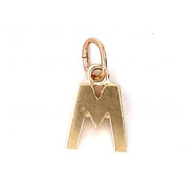 14ct M Charm image