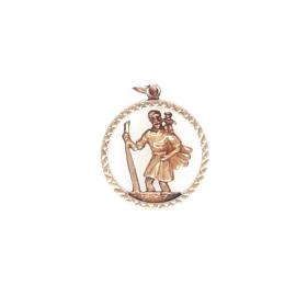 9ct St Christopher Charm image