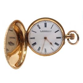 18ct Engraved Pocket Watch image