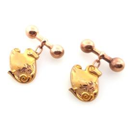 9ct Scroll Cufflinks image