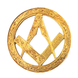 15ct Masonic Brooch image