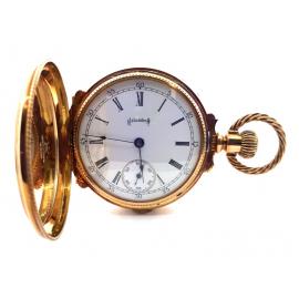 14ct Antique Engraved Pocket Watch image