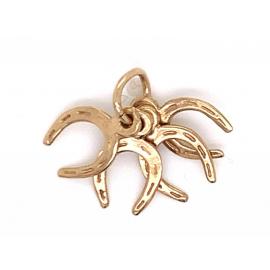 9ct 4 Horseshoe Charm image