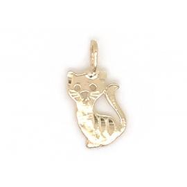 14ct Cat Charm image