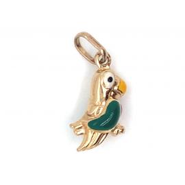 9ct Enamel Parrot Charm image