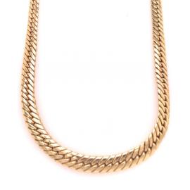 9ct Graduated Herringbone Chain 45cm image