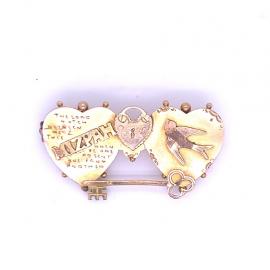 9ct 'Mizpah' Brooch image