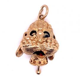9ct Dog Charm - Movable image