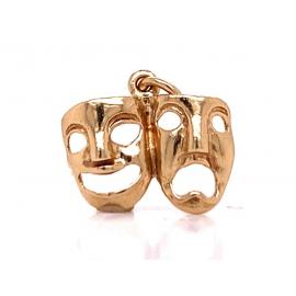 9ct Theatre Masks Charm image