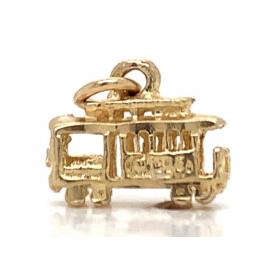 9ct Tram Charm image