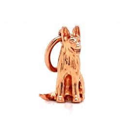 9ct Rose German Shepard Charm image