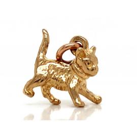 9ct Kitten Charm image