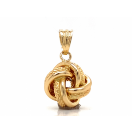 18ct Knot Pendant - Hollow image