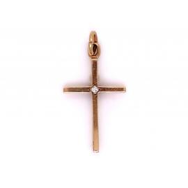 9ct Diamond Cross Pendant image