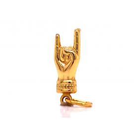 9ct 'Rock on' Hand Charm image