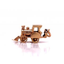 9ct Train Charm - Movable image