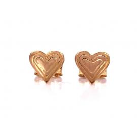 9ct Heart Studs image