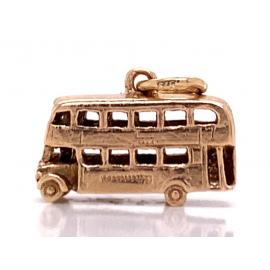 9ct Double Decker Bus Charm image