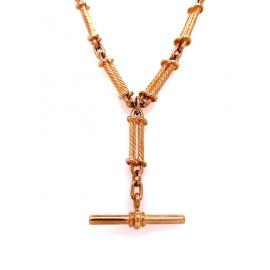 9ct 48cm Fancy Link Fob Chain image