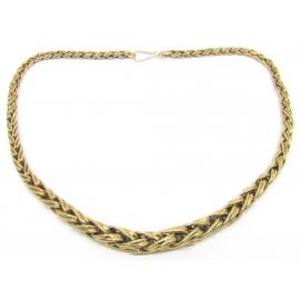 9ct Graduated Fancy Necklace 43cm image