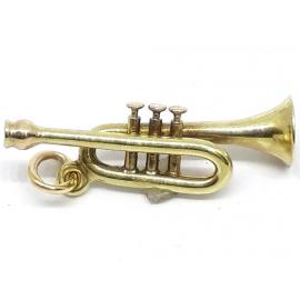 14ct Trumpet Charm image