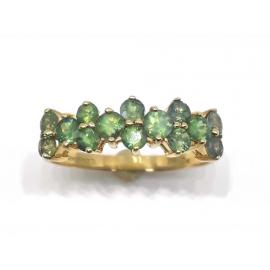 14ct Green Sapphire Dress Ring image