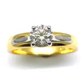 18ct Diamond Solitaire Ring TDW 0.55CT image