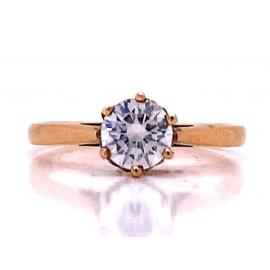 9ct Cubic Zirconia Solitaire Ring image