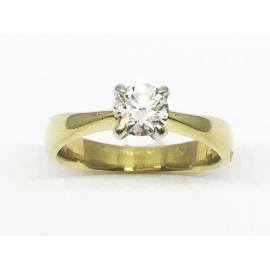 18ct Diamond Solitaire Ring TDW 0.50CT image