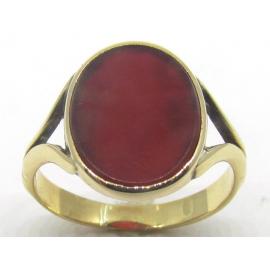 18ct Carnelian Signet Ring image