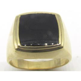 9ct Onyx Signet Ring image