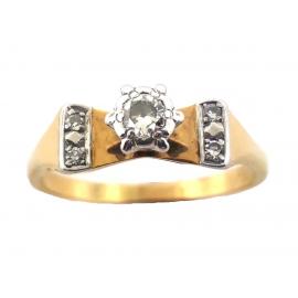 18ct Solitaire Diamond Ring TDW 0.16CT image