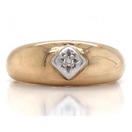 9ct Diamond Dome Ring image