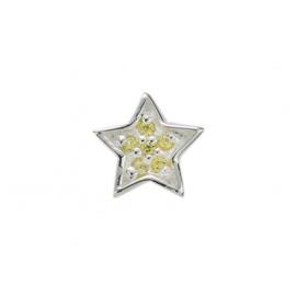 Stow Stg Yellow CZ Star Charm image