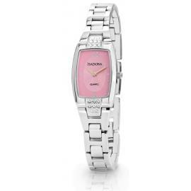 Isadora Granada Silver & Pink Watch image