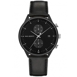 Paul Hewitt Black Sunray Chronograph Watch image