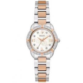 Bulova Women's Diamond Two Tone Quartz Watch image