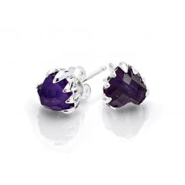 Stolen Girlfriends Club Love Claw Earrings - Purple image