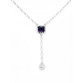 Stolen Girlfriends Club Falling Claw Necklace - Amethyst image