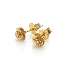 Stolen Girlfriends Club Stg Gold Plated Rose Bud Earrings image