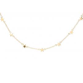 Stolen Girlfriends Club Stg Gold Plated Star Choker  image