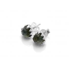 Stolen Girlfriends Club Stg Love Claw Earrings - Labradorite image