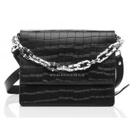 Stolen Girlfriends Club Big Trouble Bag - Black/Silver image