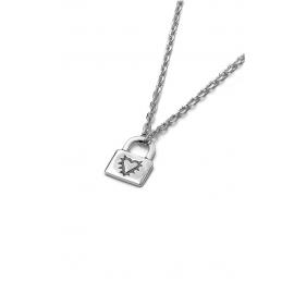 Stolen Girlfriends Club Stg Locked Heart Necklace image