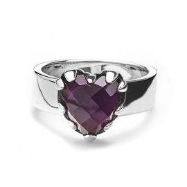 Stolen Girlfriends Club Stg Love Claw Ring -  Dark Amethyst image