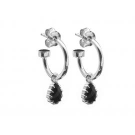 Stolen Girlfriends Club Stg Love Claw Drop Earrings - Onyx image