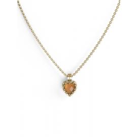 Stolen Girlfriends Club Stg Gold Plated Love Claw Necklace - Citrine image