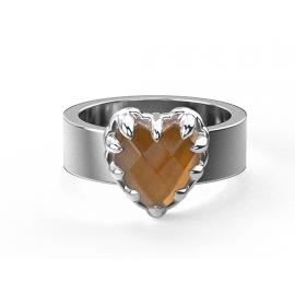 Stolen Girlfriends Club Stg Love Claw Ring - Citrine image