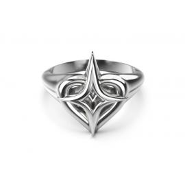 Stolen Girlfriends Club Sterling Silver Starstruck Signet Ring image